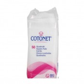COTONET COTON CARRES 50 PIÈCES