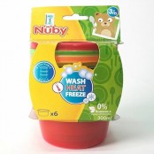 Nûby Lot de 6 Pots Pour...